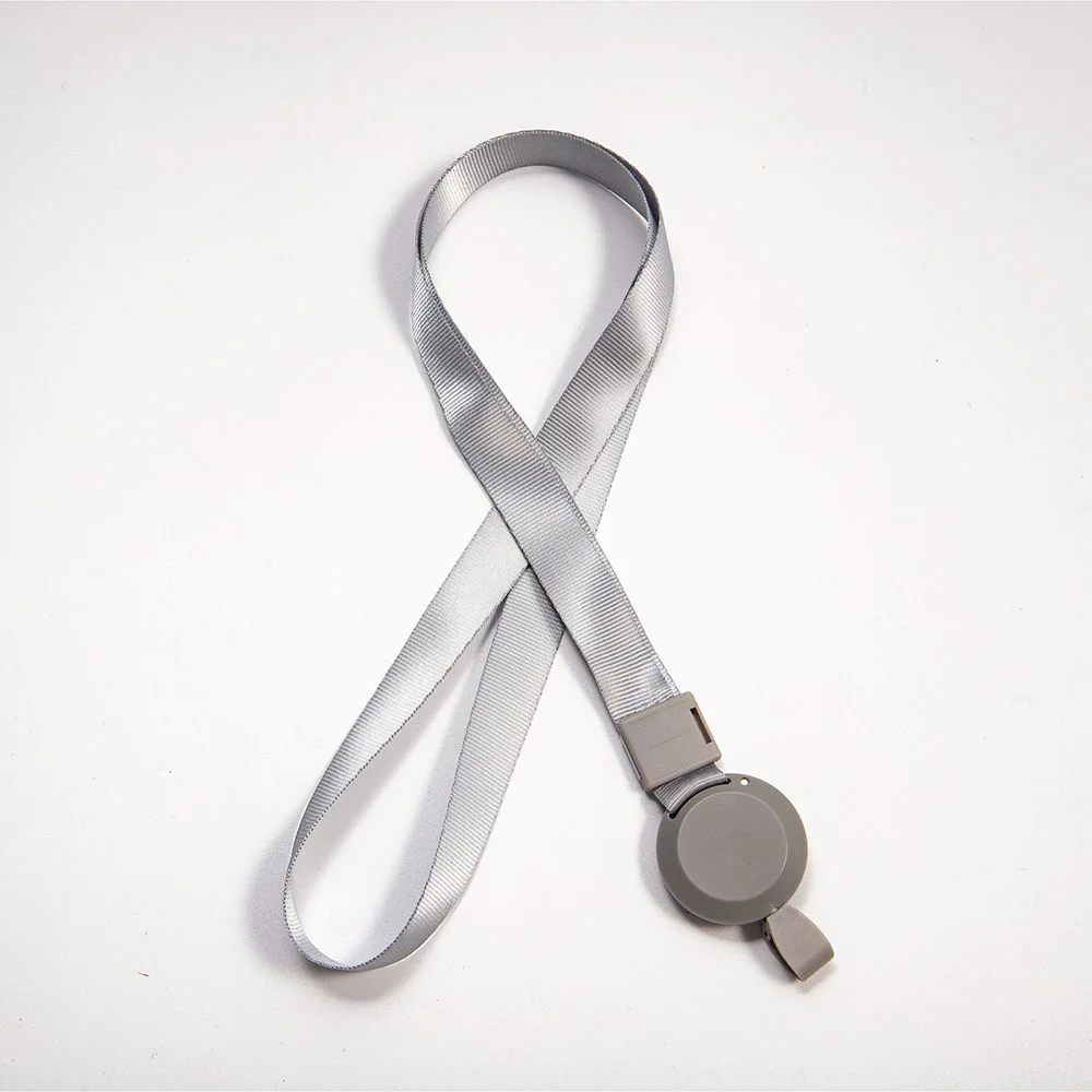 UHOO 2022 New design colorful polyester ID badge neck lanyard retractable buckle lanyard