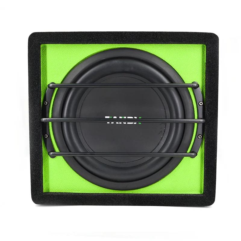 hot selling 10 inch car Subwoofer with box and amp  car audio active speaker box