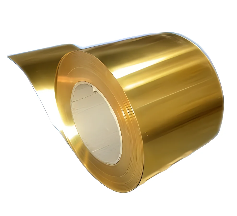 BS CZ125 UNS C21000 brass strip multicoil R230 R270 R340 brass copper strip for Jewellery and metals