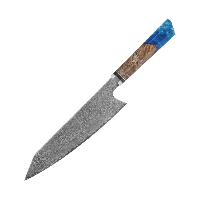 Custom Logo Kitchen Knives Demascus Chef Knife Steel Handmade Japanese Cooking Knives with Gift Box