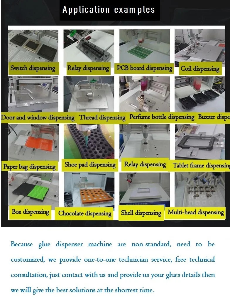 Automatic AB glue dispensing machine dual liquid 4 axis desktop automatic glue dispensing machine