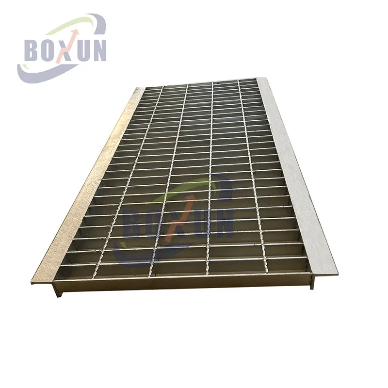 Factory Supply Hot Dipped Galvanized Metal Steel Grating with Rod Bar for Drainage Gutter Cover walkways