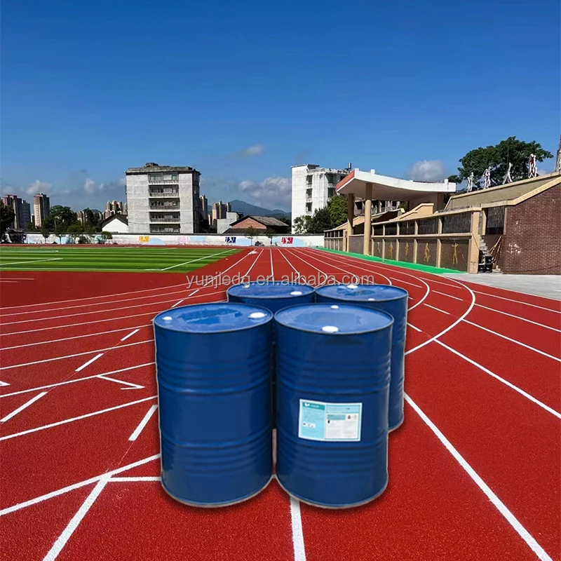 Running Track Pu Binder Polyurethane Glue For Black Sbr Rubber Granules
