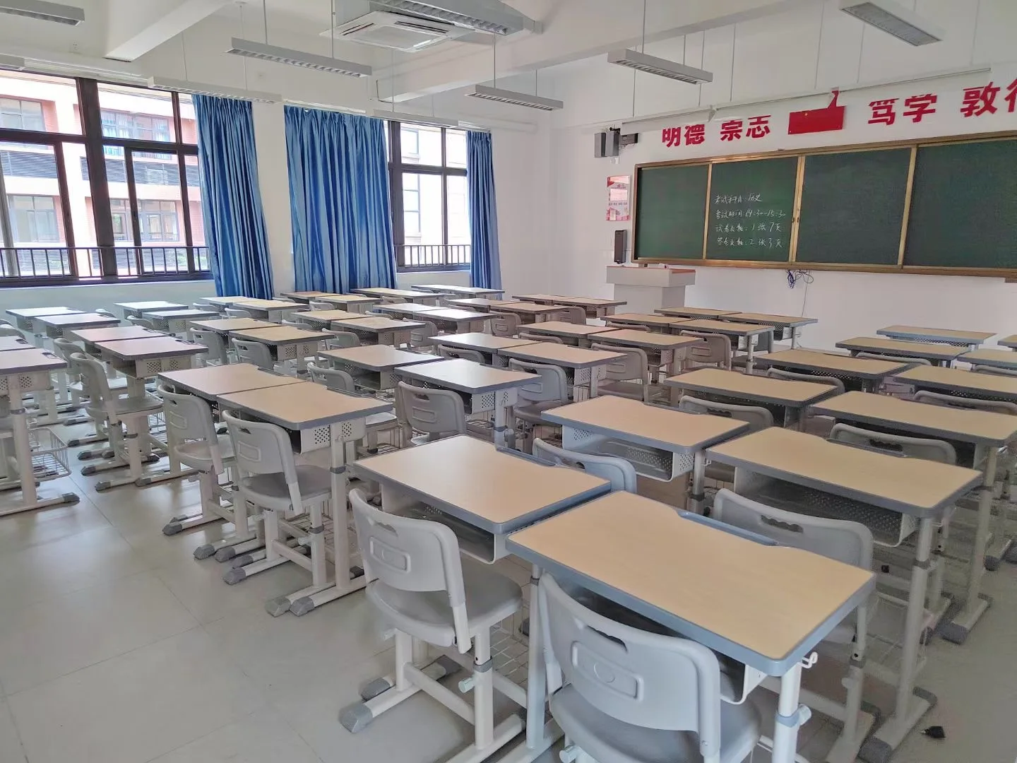 Wholesaler manufacturers direct school furniture single table set of high quality plastic tables and chairs