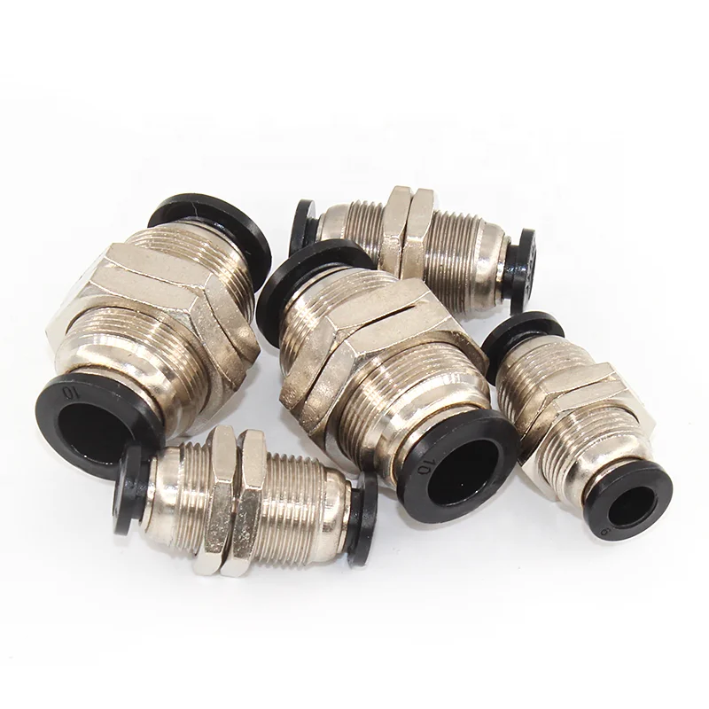 BSP plastic body pneumatic tube fittings manufacture China manufacturer,push to connect air fitting pneumat cylinder connectors