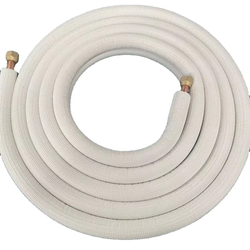 AC copper line Installation Set with Copper pipe & Coil Line Set Essential Parts for Cooling System