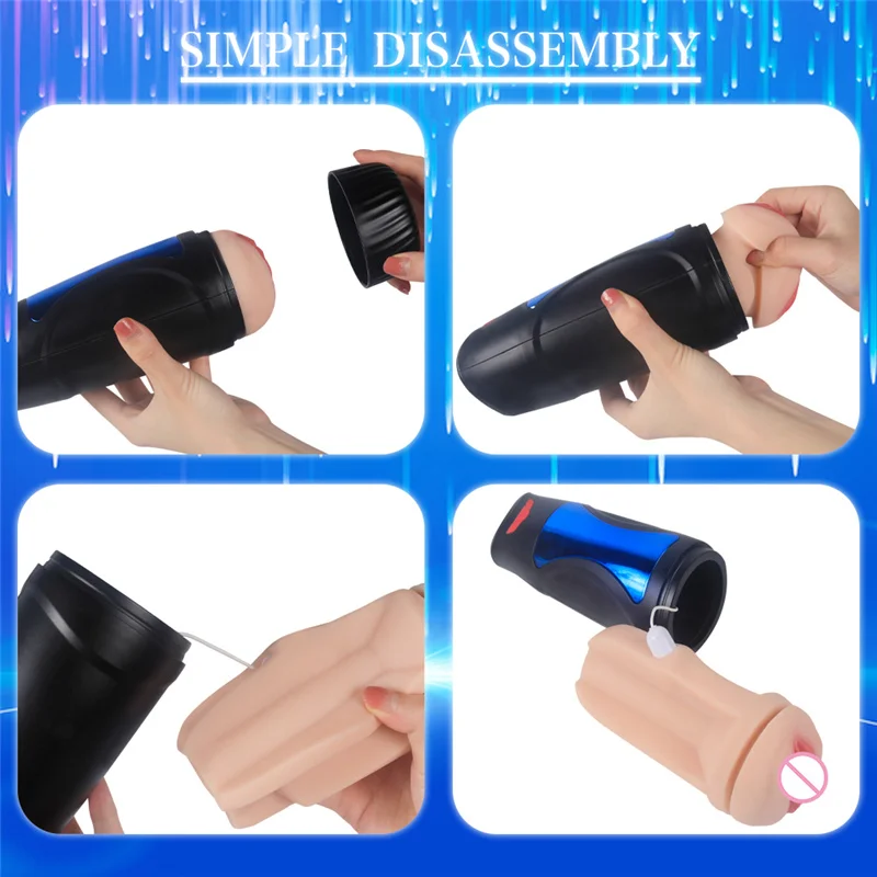 Sex Factory Cheap Masturbation Cup for Men 12 Modes Vibrations Artificial Vagina Sex Toys aircraft Masturbator Device
