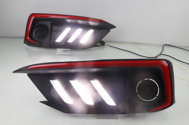 Дневные ходовые огни для Hon da Civic 2019-2020 ДХО противотуманные фары H onda civic 2019 передняя