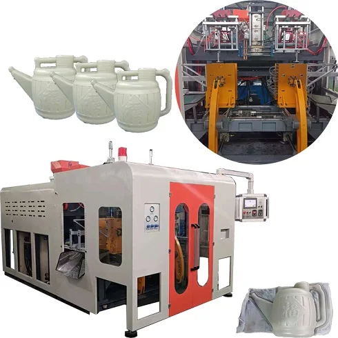 Double Die Heads Blow Molding Machine for laundry detergent bottles source pot vinegar pot