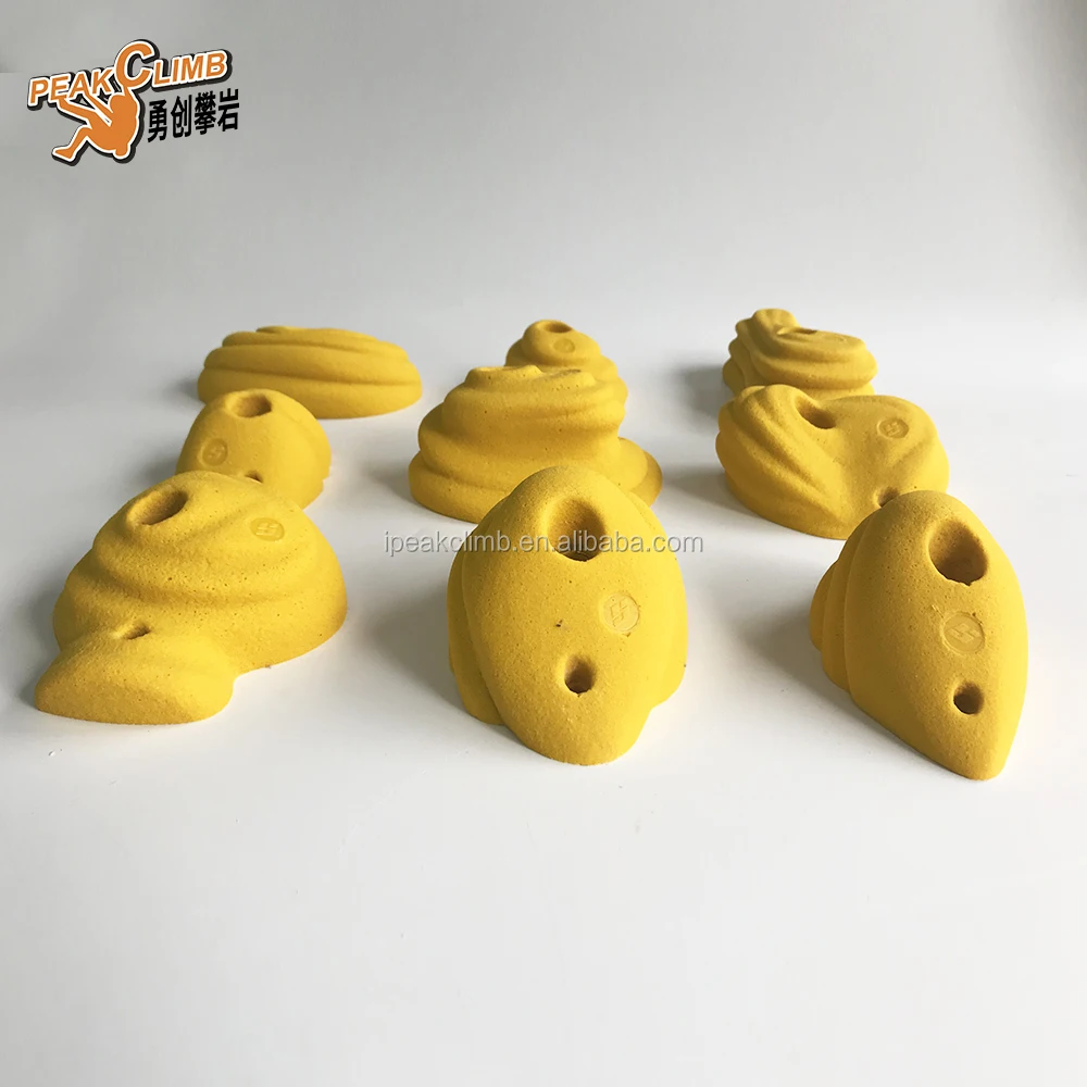 
sturdy construction rock climbing holds 