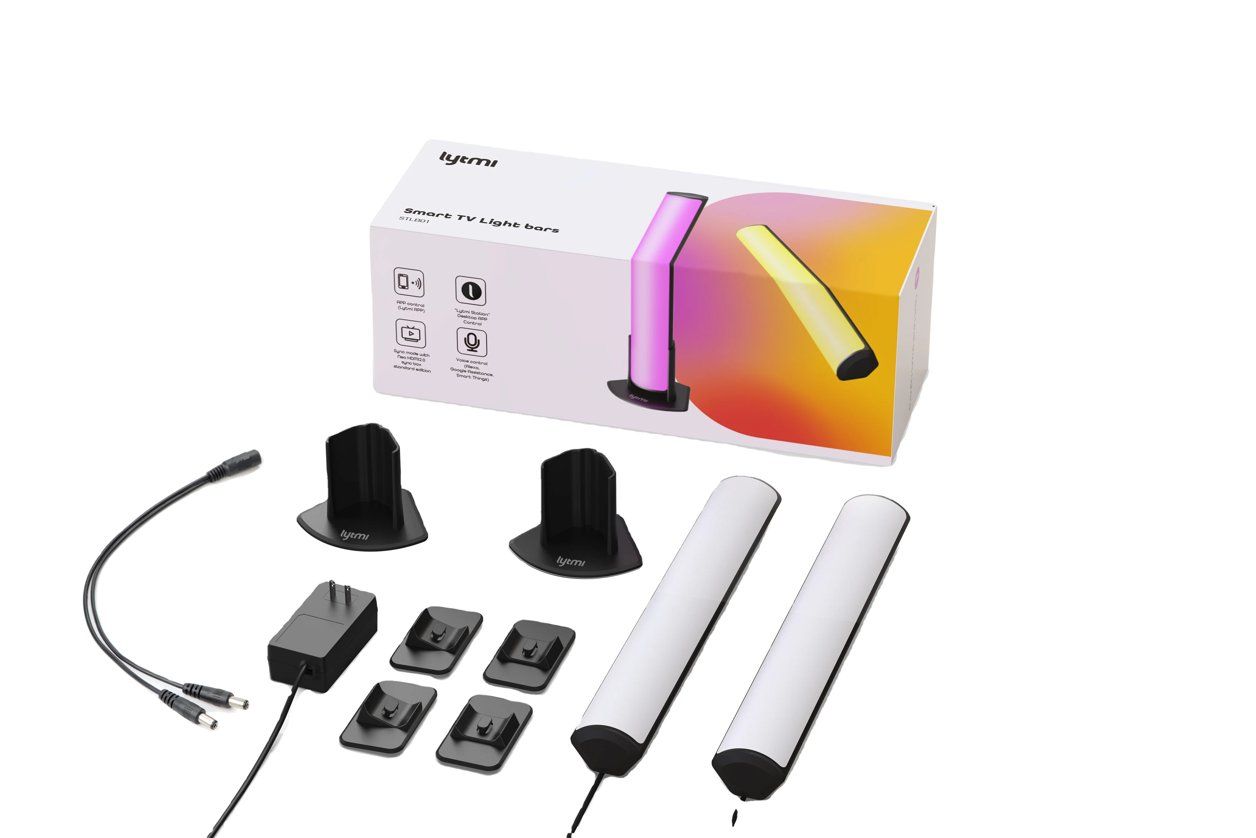 New Lytmi LED Light Bars RGB Smart Gaming Multi Lights Sync to PC Screen & Music Voice Control Ambient  LED Backlight