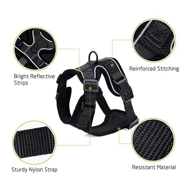 Easy Adjustable Pet Cat Harness And Leash Esca proof Vest Harness Leash Set Breathable Cat Jacket Cat Harness