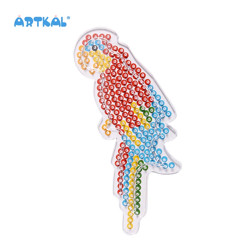 Популярные Развивающие детские игрушки 5 мм Artkal Perler Pegboard из Китая