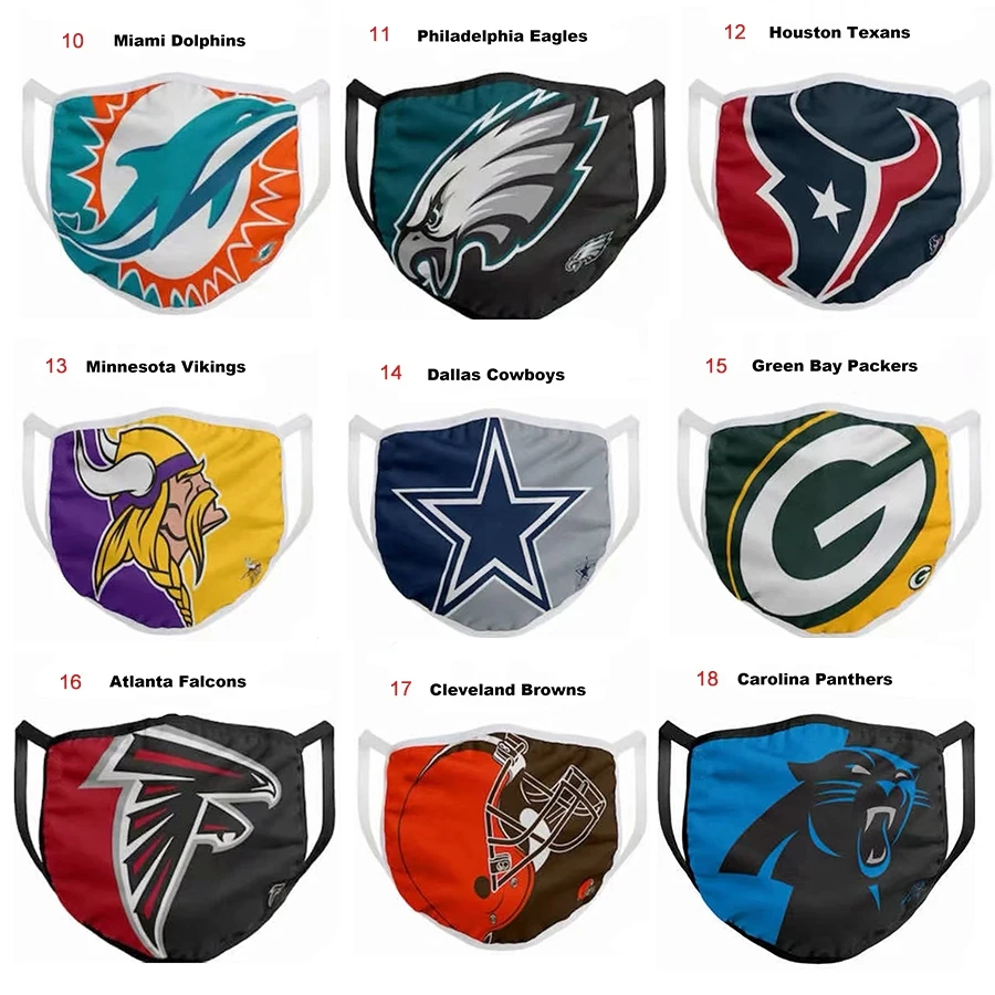 High Quality Reusable Facemask Breathable Reusable Cloth Face Masks 3D Printing Party Masks