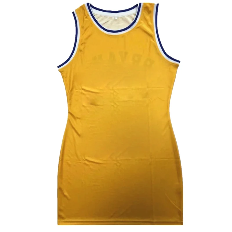 Women Summer Clothes Custom American Basketball Teams Jersey Womens Slim-fitting Sports Jersey Dress