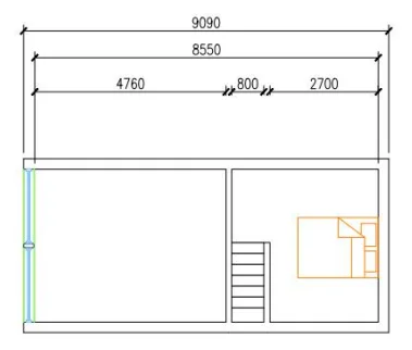 A Frame Creative Triangle Prefabricated House, Fast installation, efficient, energy-saving new housing