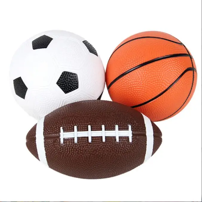 Mini Sports Balls for Kids,  Set of 3 Includes Soccer ball Basketball and football for Soft Indoor & Outdoor