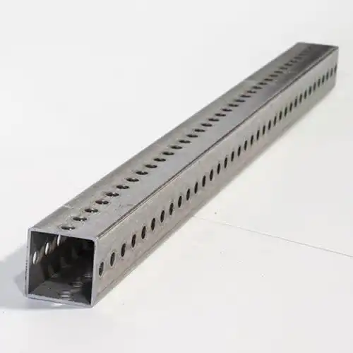 Traffic road safety perforated galvanized green steel square sign tubing post