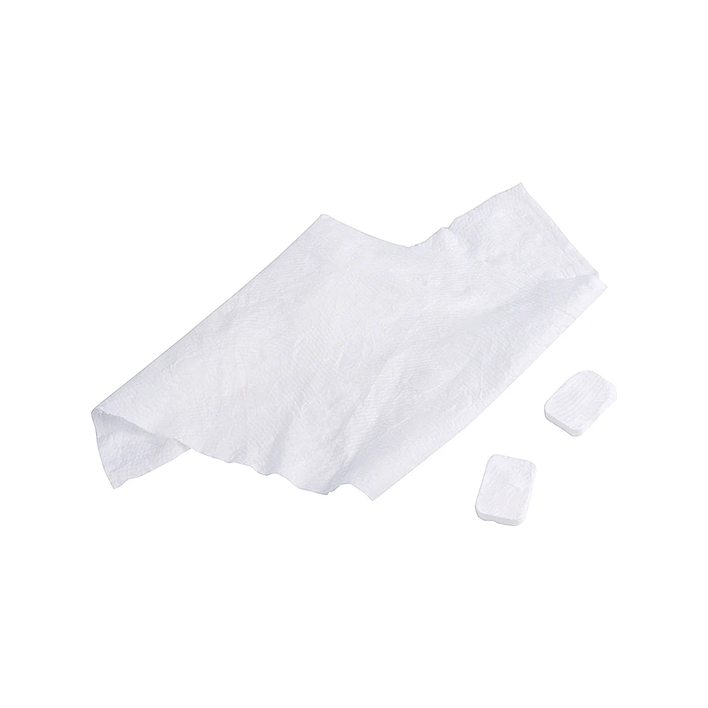 Face Compressed Towels Factory Direct Supply Portable Mini Cleansing Disposable Cotton Nonwoven Fabric Microfiber Fabric HUAXIN