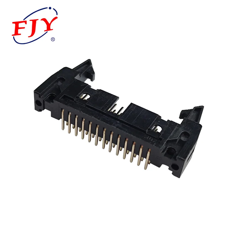 Pitch 2.54mm Box connector 2x13P angle type PBT plastic IDC connector China factory