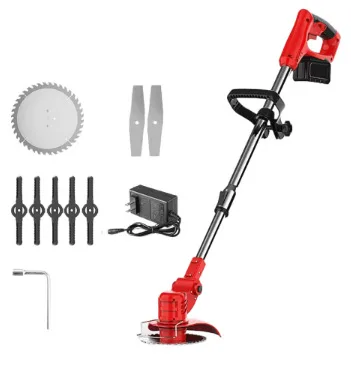 Big Tree Best Price 1.5Ah Lithium Handheld Weed Cutter Machine ODM OEM Supported Mini Electric Battery Lawn Mower Machines