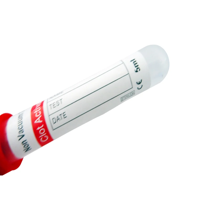 Micro Blood Collection Tubes Medical Pediatric Plain Non Vacuum Capillary Mini Sample Test Blood Collection Tubes