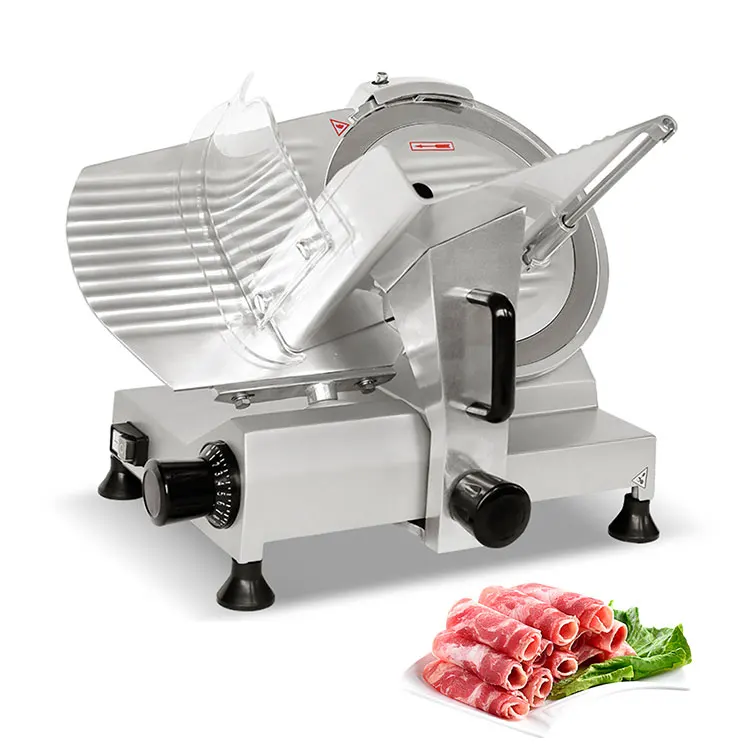 JAHWA table top frozen beef lamb pork mutton cutting slicing machine electric automatic meat slicer
