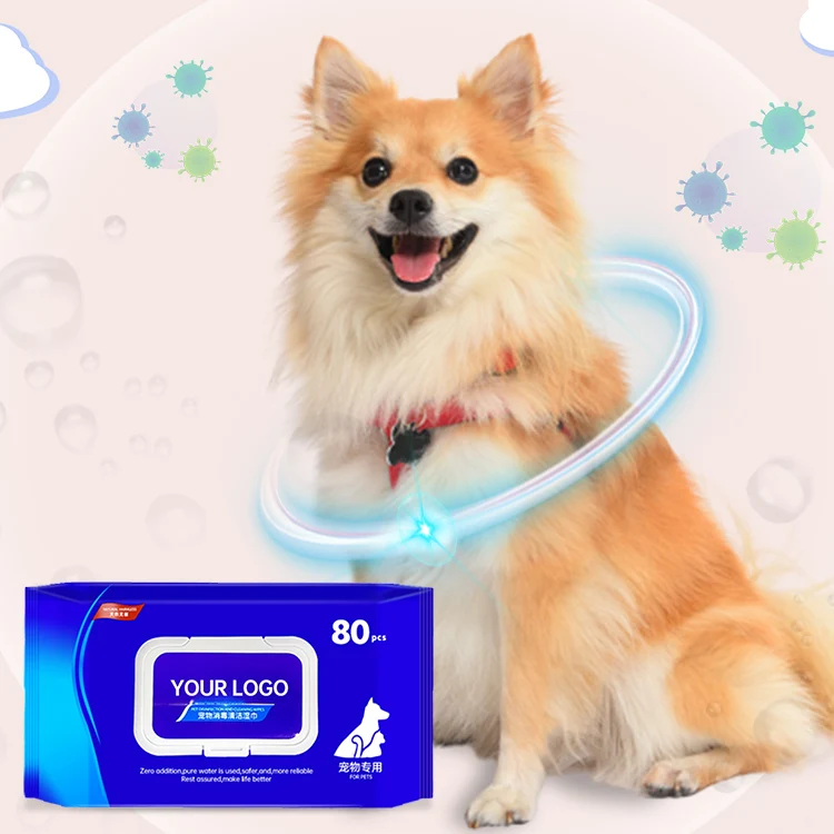 Soft Fabric Ro Pure Water Pet Wipes Alcohol-Free Safe Clean Nonirritating Pet Wipes For Dogs And Cats Ears Paws Eyes Fur