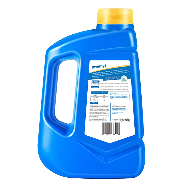 Eco-Friendly Tableware Organic Dishwasher Dishwashing Powder Fragrance Non Toxin Dishwasher Detergent