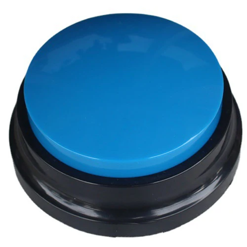 Personalized Sound Buzzers Recordable Answer Buzzers Talking Button Communication Dog Training Button