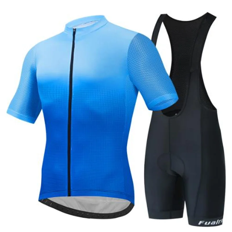 
Custom cycling wear Short Sleeve Backstrap Summer Cycling Suit for Men and Women Moisture Absorbing Sweat Wobbing Sports Cycling 
