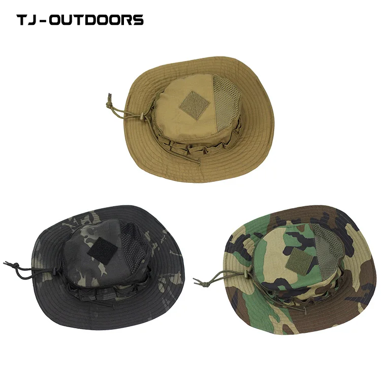 TJ-OUTDOORS Hunting gear Camouflage Jungle sports hat Concealed Hunter hat Fishing Bonnie hat