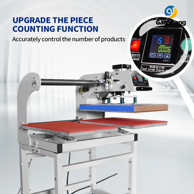Factory  Custom  Dual Station Automatic  Heat Press Machine 40*60cm Heat Press Machine  Logo Print For T shirt Clothing