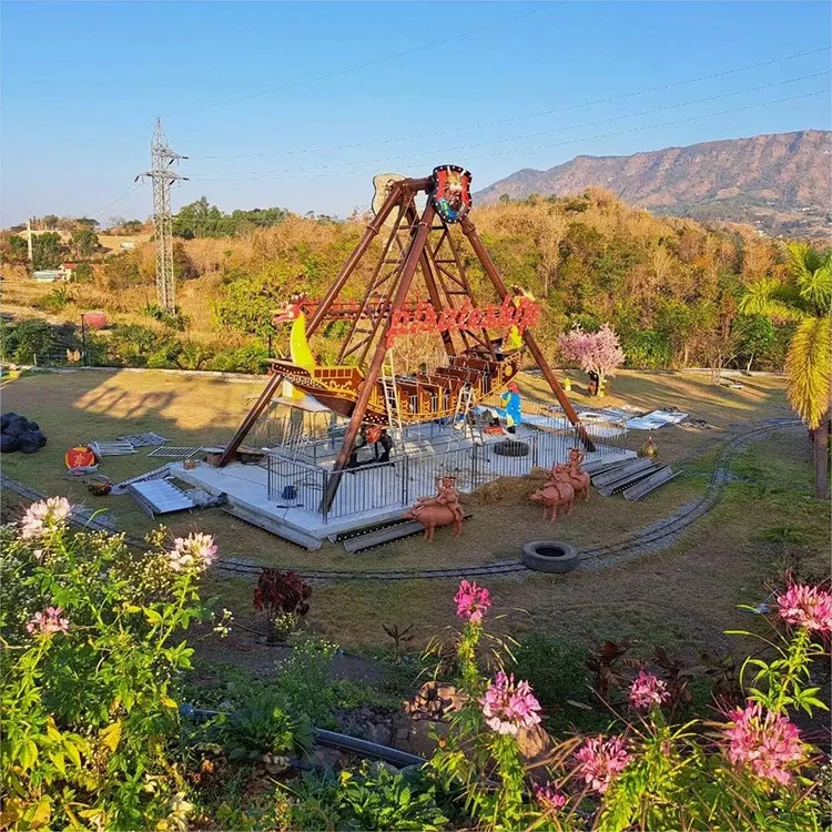 Carnival Game Fairground Fun Fair Attraction Amusement Park 32 seats Pirate Ship With for sale