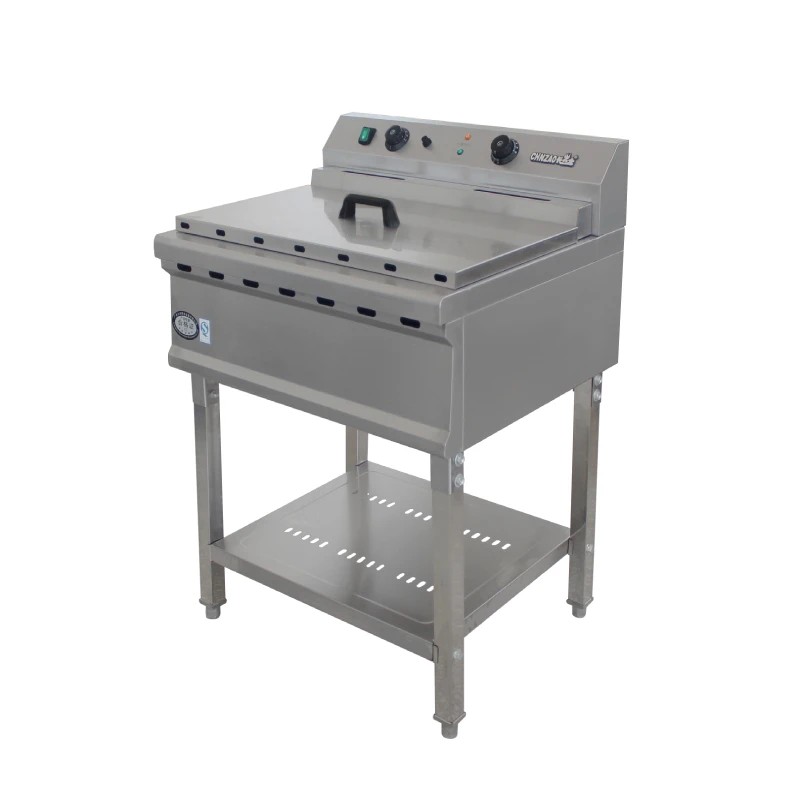 52L Large Capacity (1-Tank 1-Basket) Kitchen Equipment Counter Top Commercial Chips Electric Deep Fryer Turkey Fryer