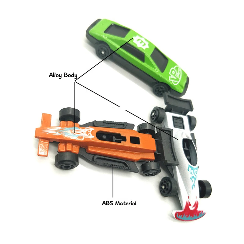 Factory Wholesale Mini Diecast 1:64 Scale Alloy Car Toy Model with Sliding Function