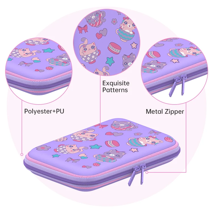 Custom Wholesale Creative Student Stationery Funny School Pencil Bags Kawaii A Pencil Case