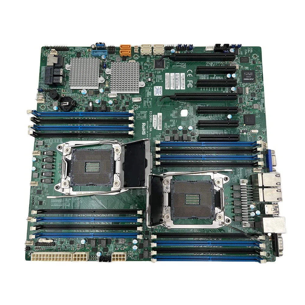 X10DRH-ILN4 For Supermicro X99 LGA2011 Support E5-2600 V3/V4 Two-Way Motherboard Fast Ship Original Quality Works Perfectly