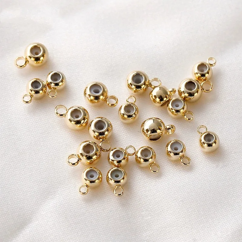 Stainless Steel Slider Loose Beads with Rubber Inside for DIY Jewelry Making