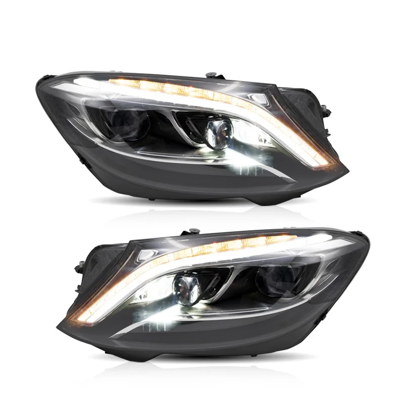 Factory Wholesales Full LED Headlights W222 S350 S500 S600 2014-2017 Modified Car Front Lamp For Mercedes-Benz S Class