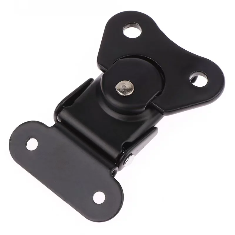 BS-L037 butterfly twist latch keeper toggle clamp black small air box butterfly heavy lock for flight case