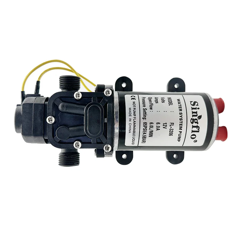 Singflo FLO-3206 12v 65psi 6L water heater pump for caravan,RV,motorhome