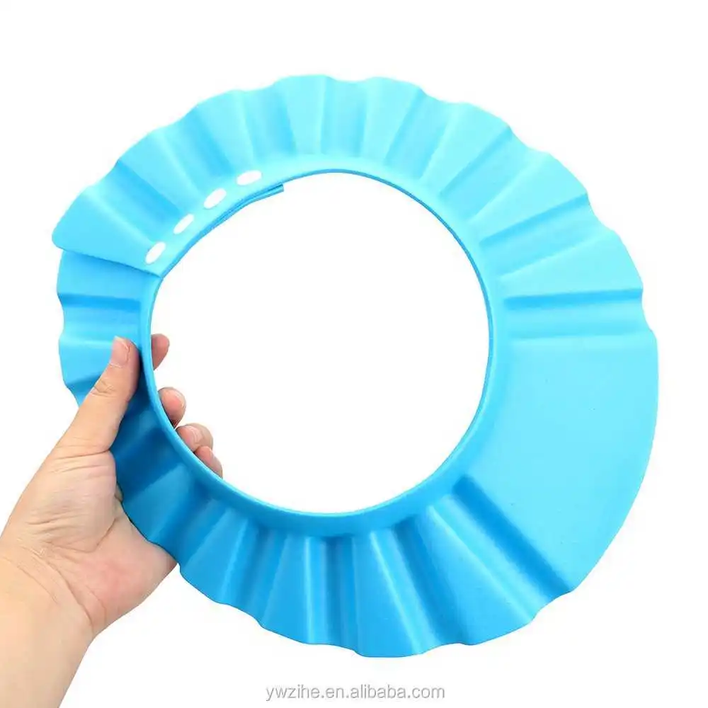 Children Kids Protect Soft  Bathing Bath Shower  Hat Baby Care Wash Hair Shield Adjustable Baby Shampoo