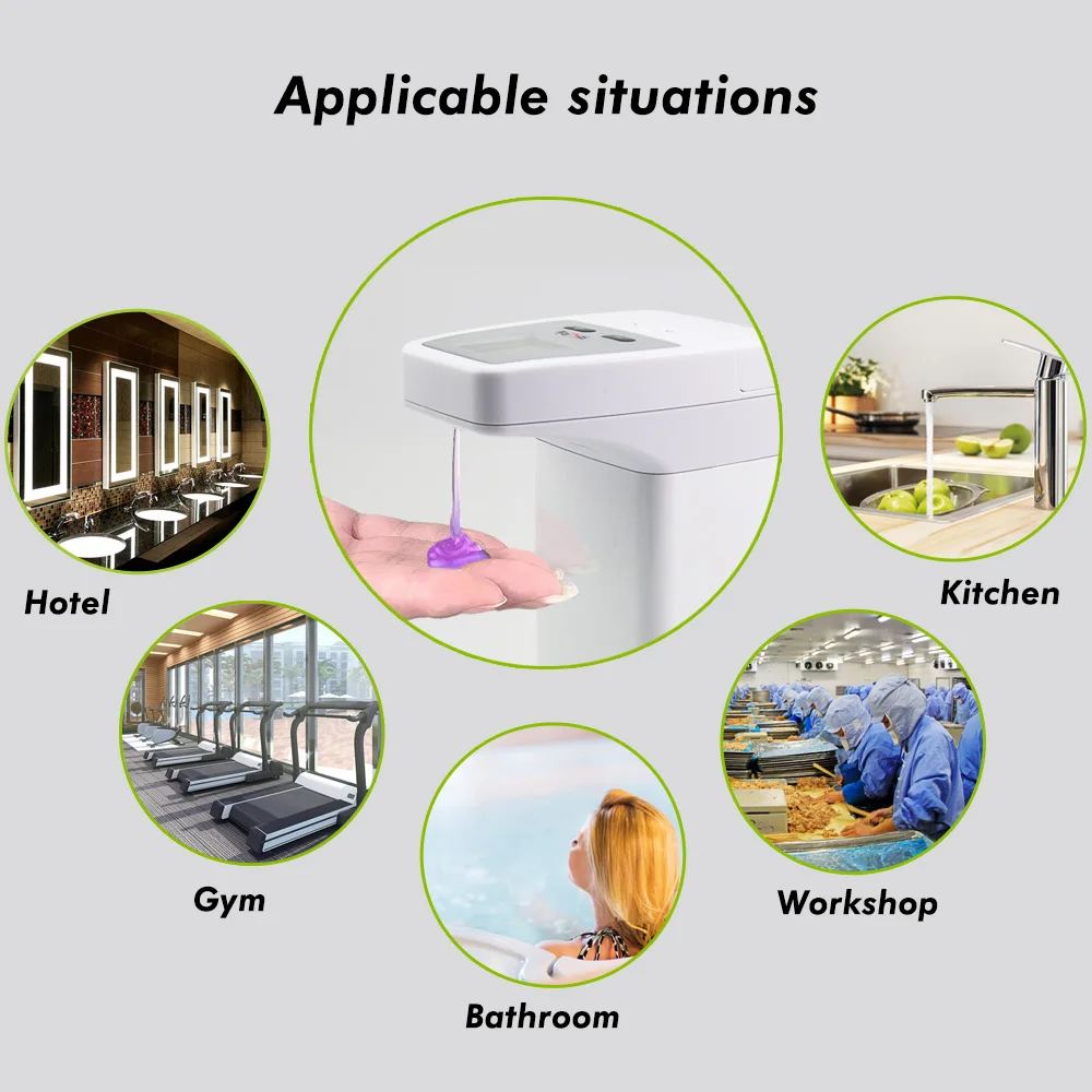 Wall Mounted Automatic Sensor Soap Hot Sale Low Price Golden Supplier 350ML Liquid Commercial Toilet Dispenser