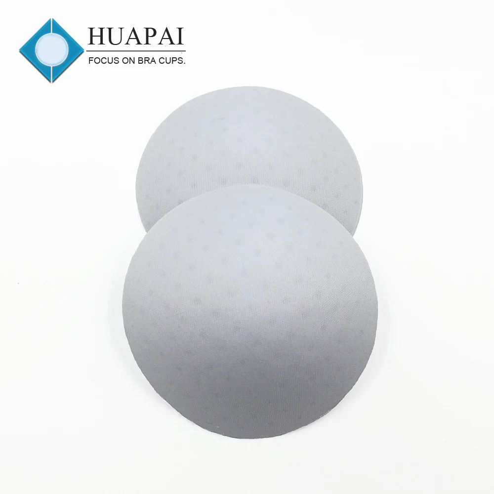 Full coverage breathable soft molded round foam bra cup in different color for swimwear