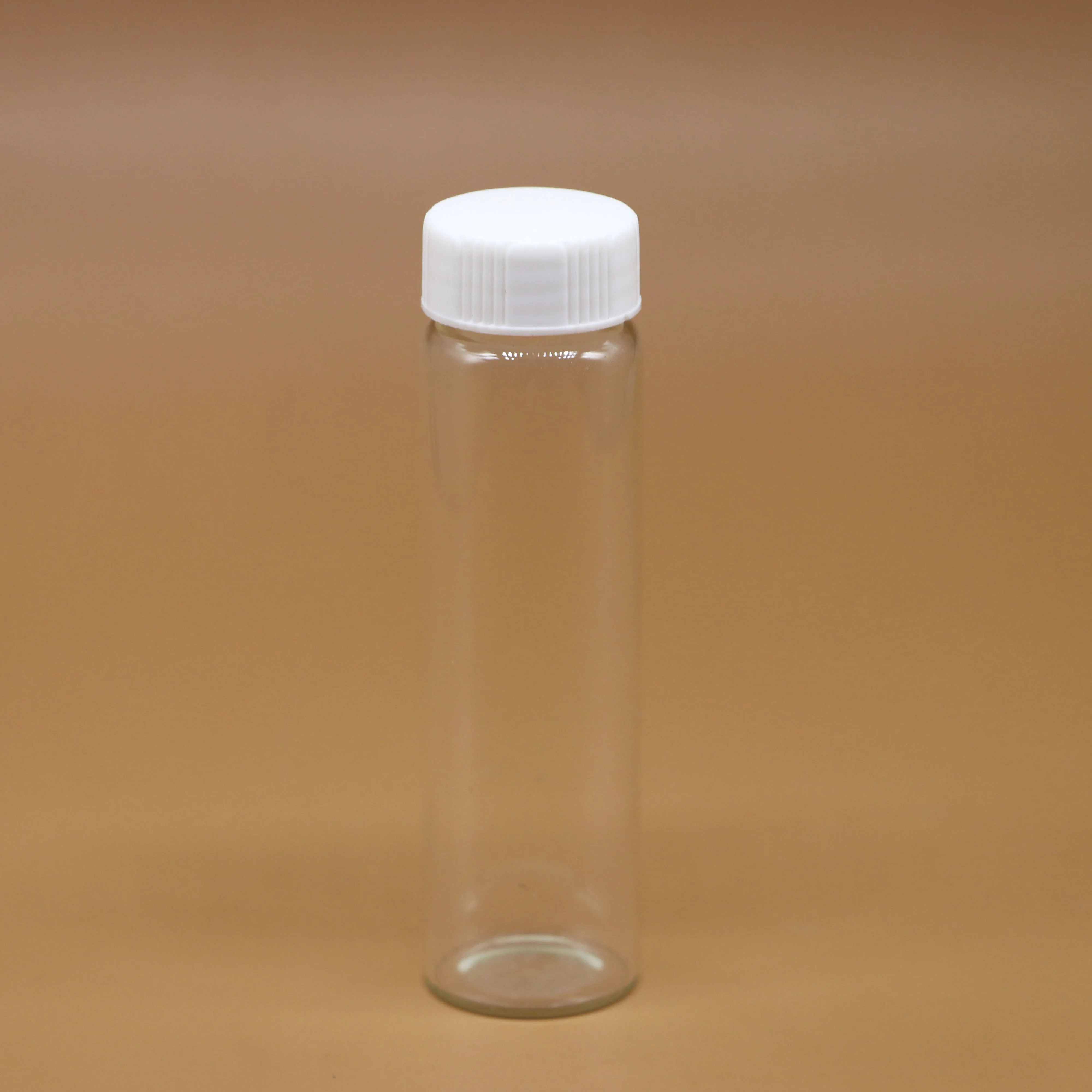 glass storage bottle 20 ml mini travel glass vial with aluminum cap,  mini glass wine bottle