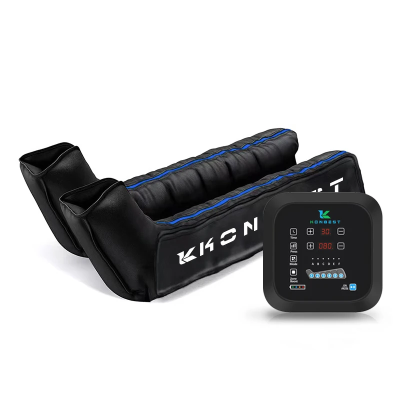 KONBEST Air Leg Boots Lymphatic Drainage Massager Circulation Relaxation Cold Compression Leg Massage
