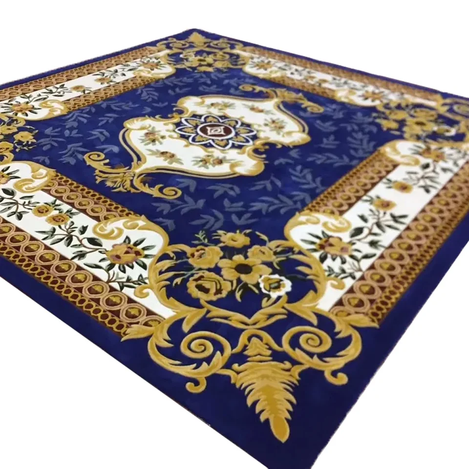3x4 meter luxury persian wool silk blue big vintage rugs and carpets classic