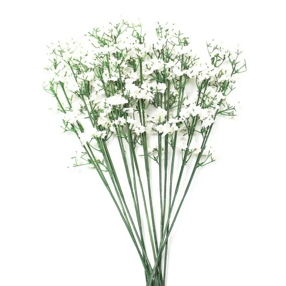 Wedding Plant Floral DIY Artificial Cloth White Gypsophila Bouquet Babies Breath Dry Preserved Flower