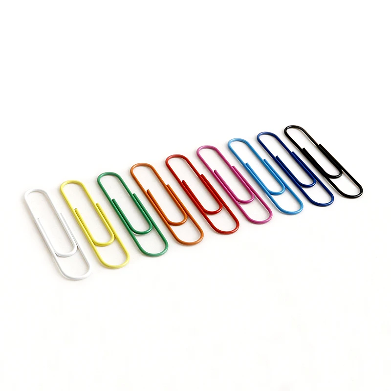 2021 High Quality Multi Color Office School Stationery 50MM Metal Paper Clip